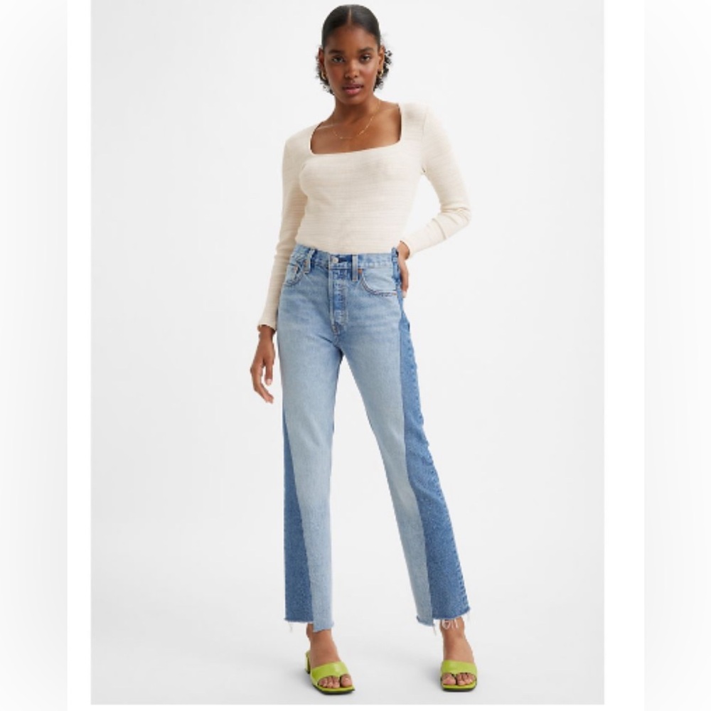 Levi’s 501® Spliced Jeans
Medium Indigo Destructed|